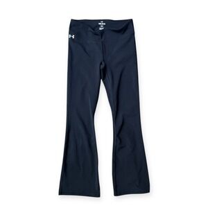 Under Armour Youth Girls Black Flare Athletic Pants Size M